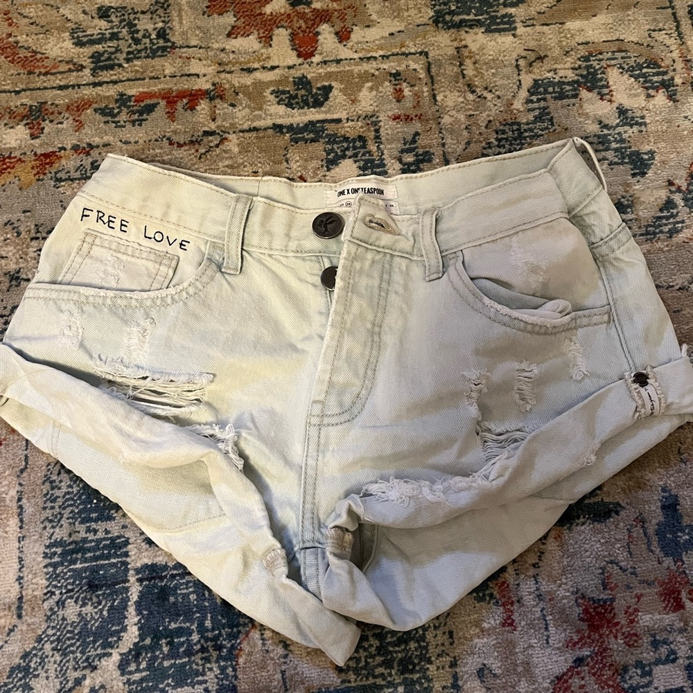 ONE TEASPOON Jean shorts size 25